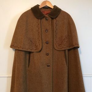 Vintage Sheep’s Wool Cape